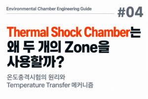 #04 Thermal Shock Chamber는 왜 두 개의 Zone을 사용할까