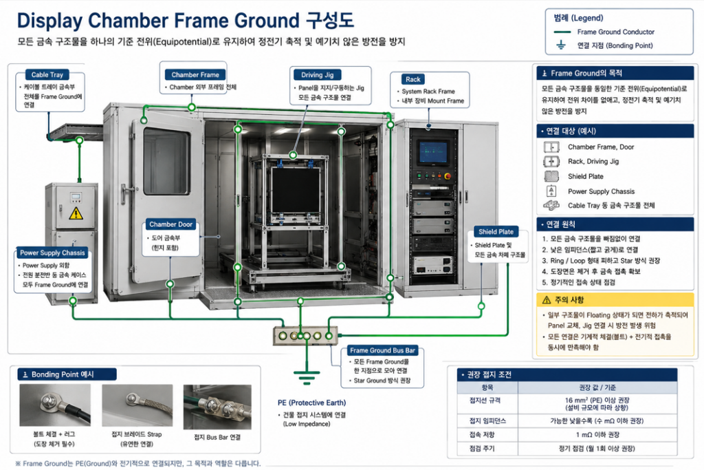 Chamber Frame Ground 구성도