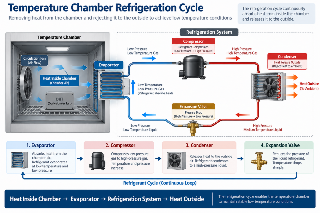 Temperature Chamber Refrigeration Cycle